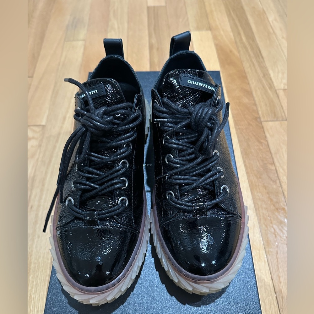 Giuseppe Zanotti Low-top Bladder Black Sneakers